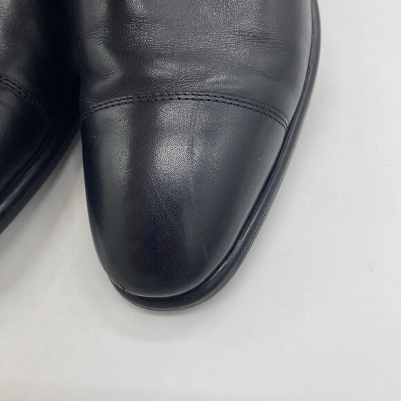 ECCO Citytray Black Leather Derby Cap Toe Dress Shoes EU 43 US 9-9.5 Tray Tech main image 10